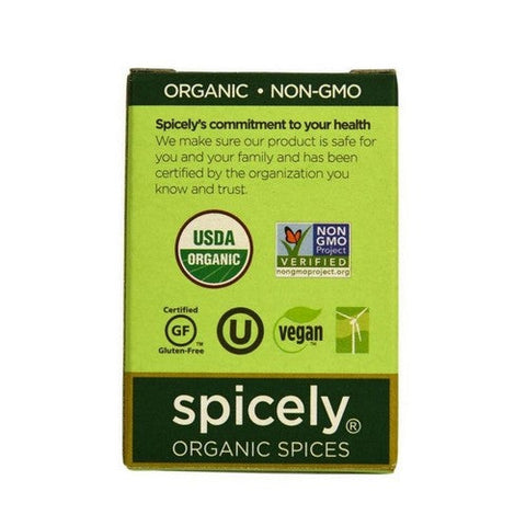 Spicely Organics, Organic Poppy Seeds, 0.4 Oz (Case Of 6) Spicely Organics