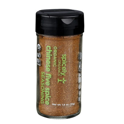 Spicely Organics, Organic Chinese Five Spice Seasoning, 1.8 Oz (Case Of 3) Spicely Organics