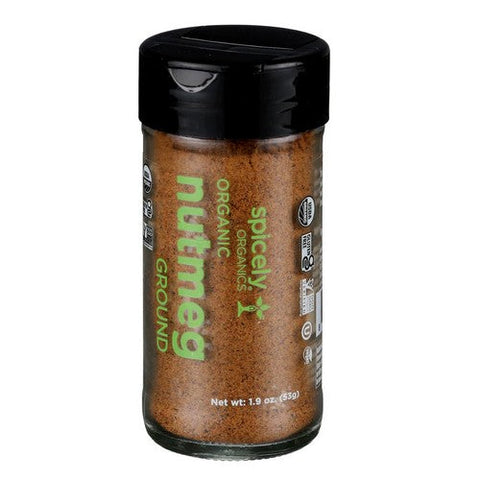 Spicely Organics, Organic Nutmeg Ground, 1.9 Oz (Case Of 3) Spicely Organics