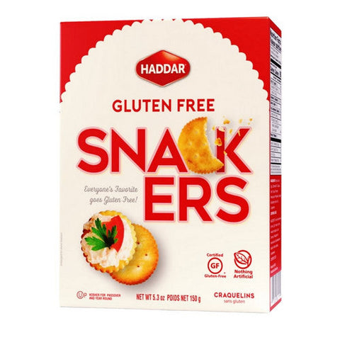 Haddar, Snackers Ritz Style Gluten Free, 6 Oz (Case Of 12) Haddar