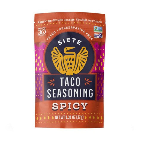 Siete, Spicy Taco Seasoning, 1.3 Oz (Case Of 12) Siete