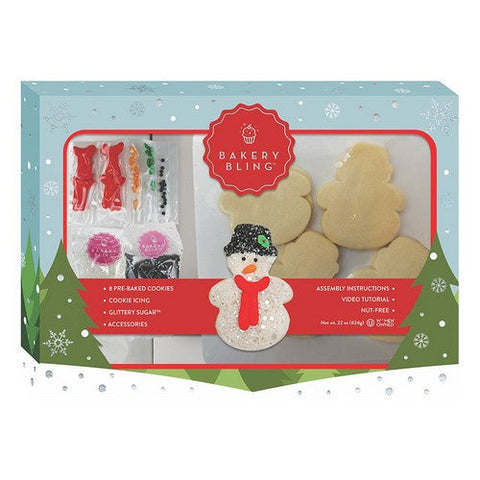 Bakery Bling, Snowman Cookies, 16.93 Oz (Case Of 12) Bakery Bling