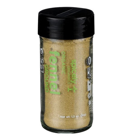 Spicely Organics, Organic Fennel Ground, 1.3 Oz (Case Of 3) Spicely Organics