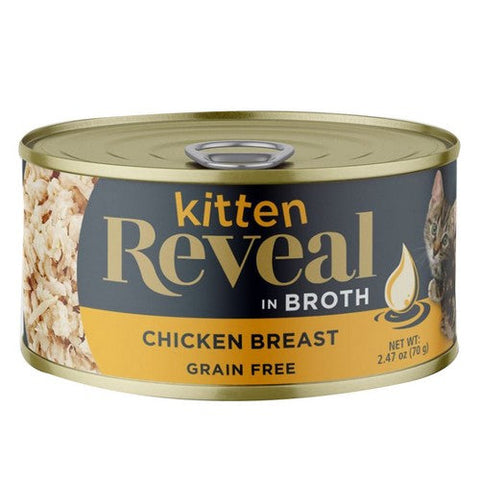 Reveal, Chicken Breast In Broth Can Cat Food, 2.47 Oz (Case Of 24) Reveal