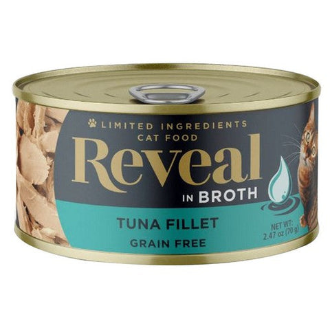 Reveal, Tuna Fillet In Broth Wet Cat Food, 2.47 Oz (Case Of 24) Reveal