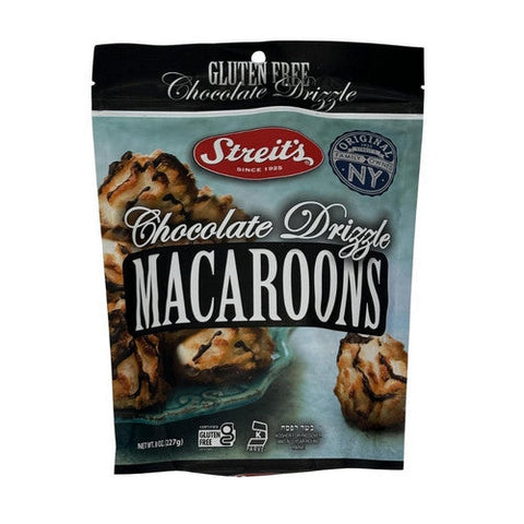 Streits, Macaroons Chocolate Drizzle, 8 Oz (Case Of 12) Streits