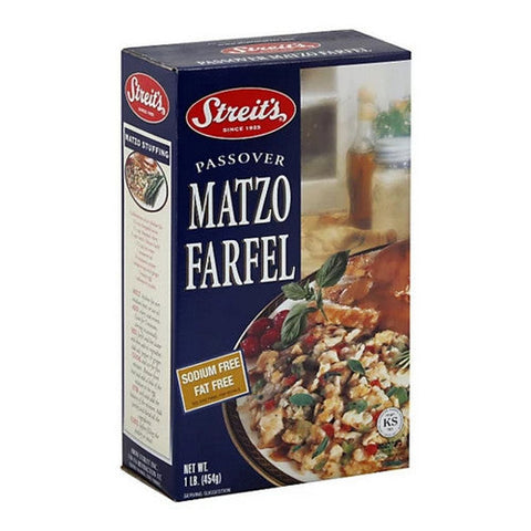 Streits, Matzo Egg Farfel, 1 Lb (Case Of 18) Streits