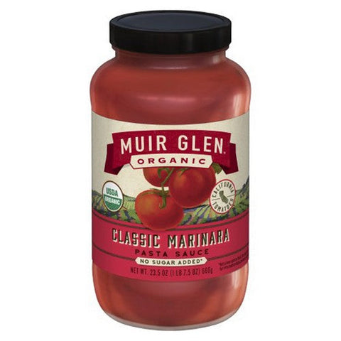 Muir Glen, Organic Classic Marinara Pasta Sauce, 23.5 Oz (Case Of 12) Muir Glen