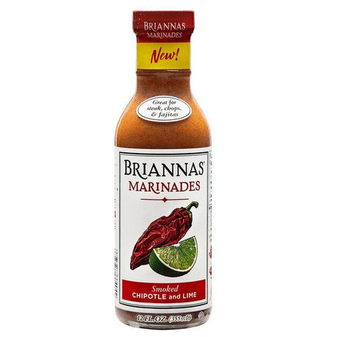 Briannas, Marinades Smoked Chipotle And Lime, 12 Oz (Case Of 6) Briannas