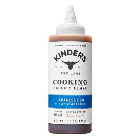 Kinders, Japanese BBQ Cooking Sauce And Glaze, 15.5 Oz (Case Of 6) Kinders