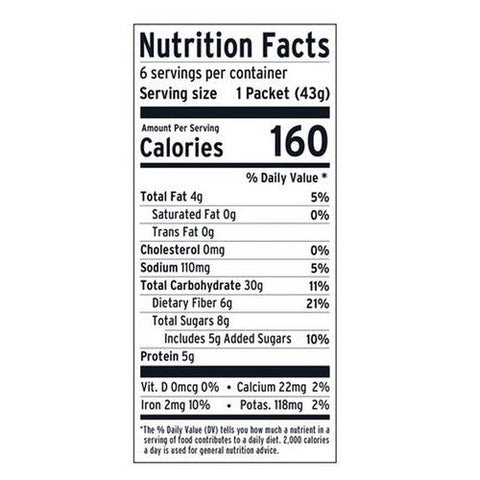 Purely Elizabeth, Superfood Oatmeal Banana Nut With Prebiotic Fiber, 9.12 Oz (Case Of 6) Purely Elizabeth
