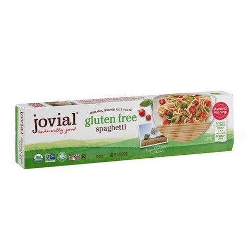 Jovial, Organic Brown Rice Pasta Spaghetti, 12 Oz(Case Of 3) Jovial