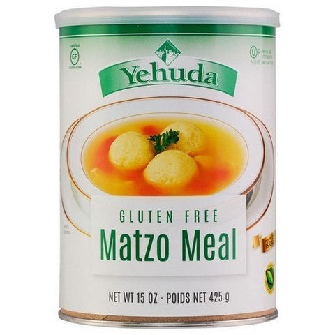 Yehuda, Matzo Meal Canister Gluten Free, 15 Oz(Case Of 12) Yehuda