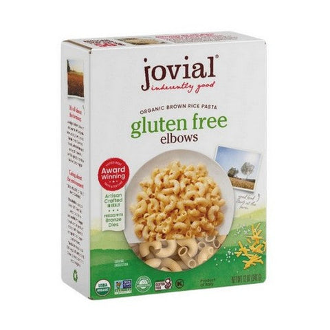 Jovial, Organic Brown Rice Pasta Elbows, 12 Oz(Case Of 12) Jovial