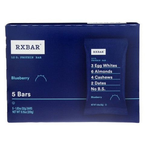 Rxbar, Protein Bar Blueberry, 5 Count(Case Of 6)