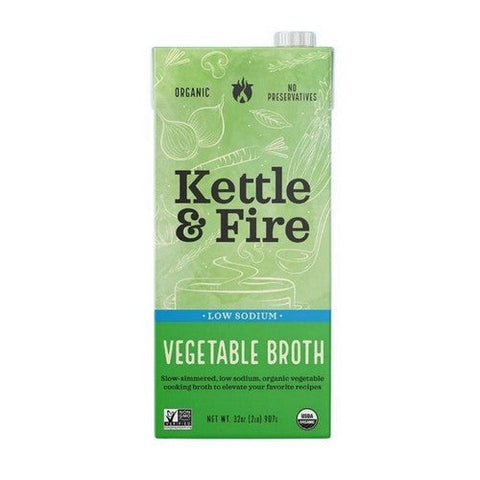 Functional Remedies, Vegetable Broth Low Sodium, 32 Oz(Case of 8) Functional Remedies