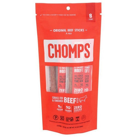Chomps, Original Beef Pouch, 9.2 Oz(Case Of 8)