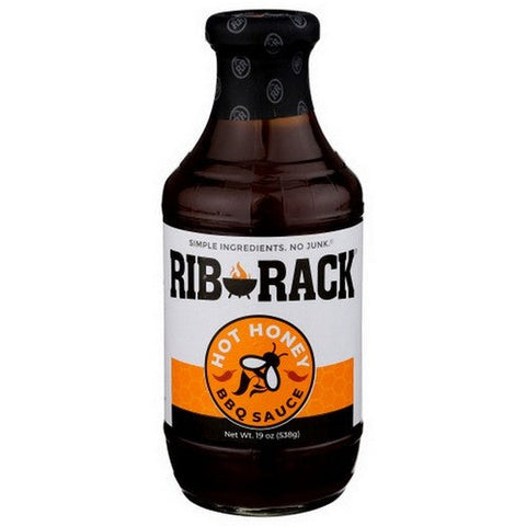 Rib Rack, BBQ Sauce Ribs Hot Honey, 19 Oz(Case Of 6)