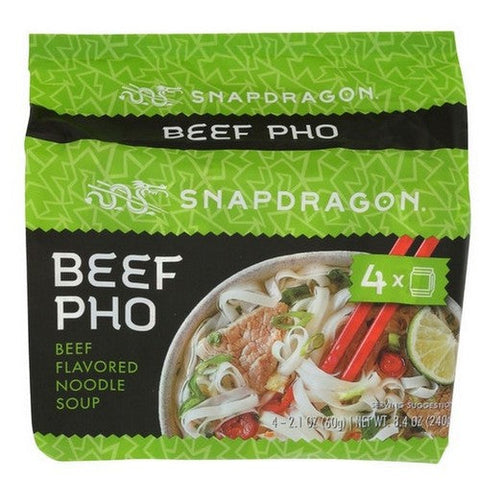 Snapdragon, Noodles Pho Balanced Beef, 8.4 Oz(Case Of 4) Snapdragon