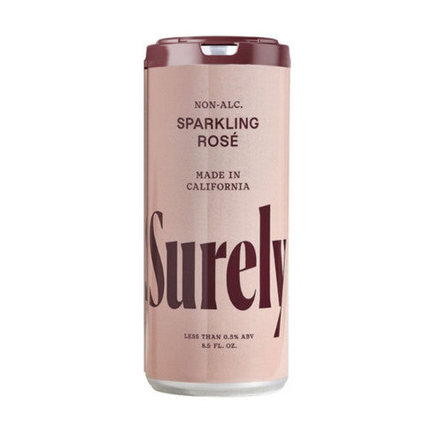 Surely, Non Alcoholic Sparkling Rose, 34 Oz(Case Of 6) Surely