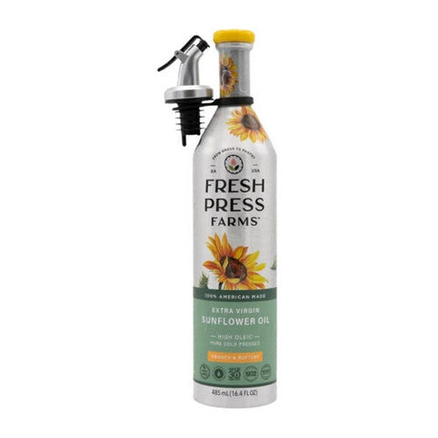 Fresh Press Farms, Sunflower Oil High Oleic, 485 ML(Case Of 6) Fresh Press Farms