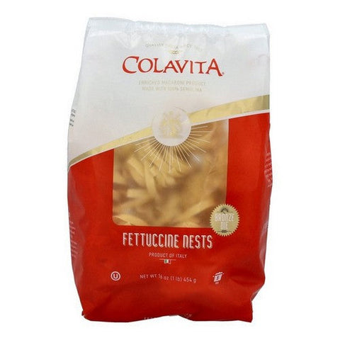 Colavita, Fettuccine Nest Pasta, 16 Oz(Case Of 12) Colavita