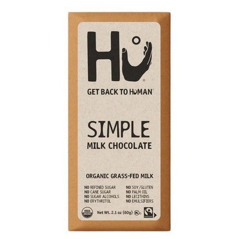 Hu, Simple Milk Chocolate, 2.1 Oz(Case Of 6) Hu