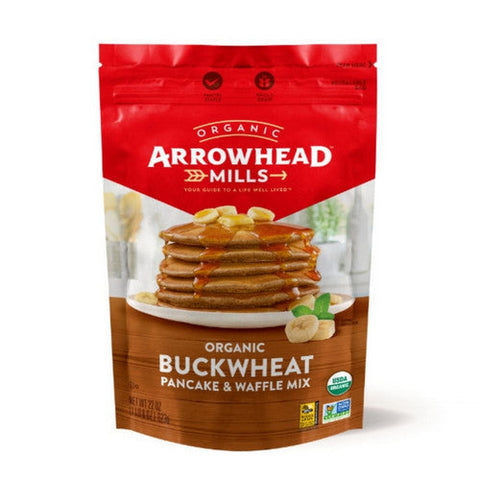 Arrowhead Mills, Organic Buckwheat Pancake And Waffle Mix, 22 Oz(Case Of 6) Arrowhead Mills