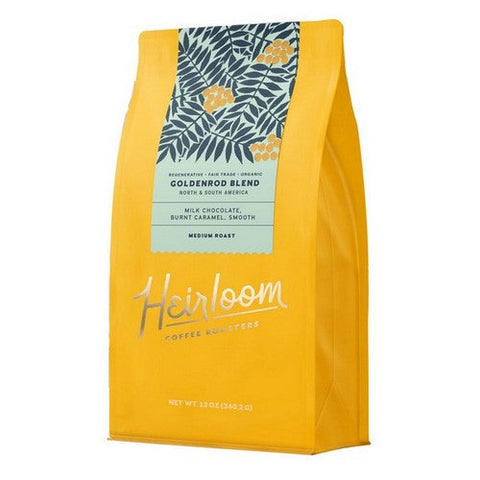 Heirloom, Goldenrod Blend Coffee Bean, 12 Oz(Case Of 6) Heirloom