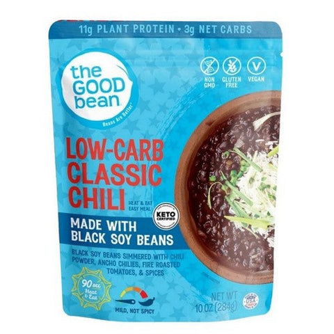 The Good Bean, Classic Chili With Soy Beans Low Carb, 10 Oz(Case Of 4) The Good Bean