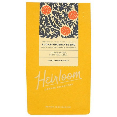 Heirloom, Sugar Phoenix Coffee Blend, 12 Oz(Case Of 6) Heirloom