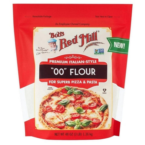 Bobs Red Mill, Premium Italian Style 00 Flour, 48 Oz(Case Of 4) Bobs Red Mill