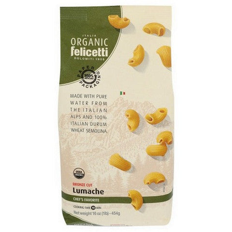 Felicetti, Organic Bronze Cut Lumache, 16.01 Oz (Case Of 12) Felicetti