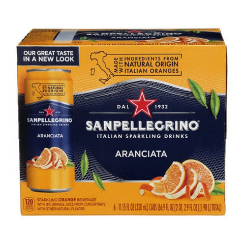 San Pellegrino, Aranciata Sparkling Beverage, 66.9 Oz (Case Of 4) San Pellegrino