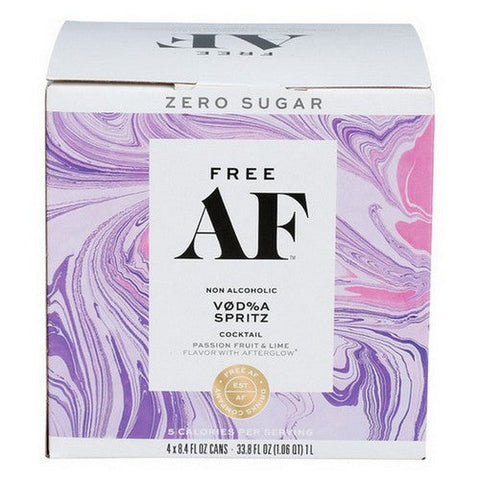 Free Af, Vodka Spritz Non Alcoholic, 1 Litres (Case Of 6) Free Af