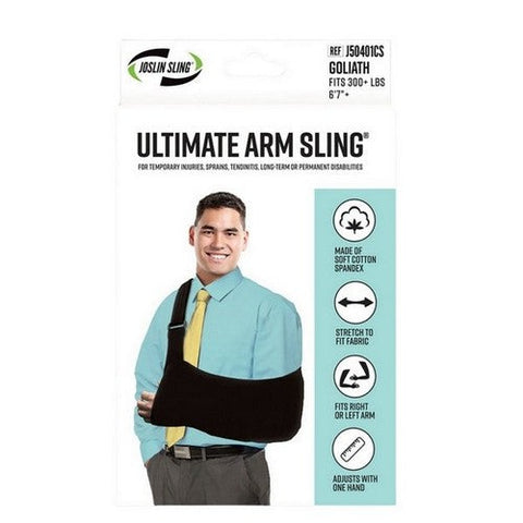 Brownmed, Arm Sling Ultimate Arm Sling D-Ring / Hook and Loop Strap Closure Goliath, 1 Count Brownmed