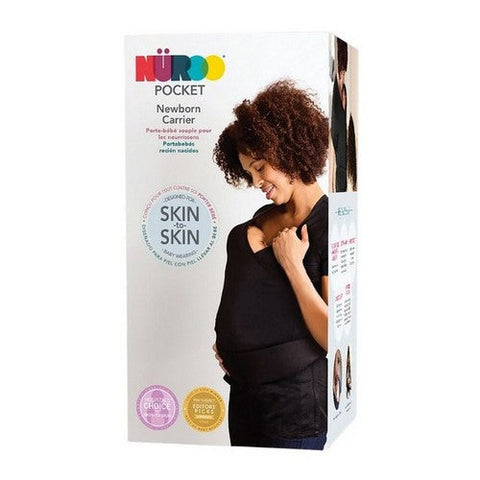 Brownmed, Baby Carrier Shirt NuRoo Pocket X-Small / Small Black Short Sleeve Female, 1 Count Brownmed