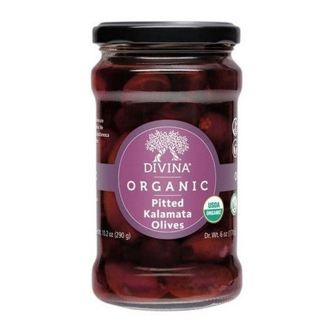 Divina, Pitted Kalamata Olives, 6 Oz(Case Of 6) Divina