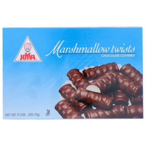 Joyva, Marshmallow Twists Chocolate Covered, 9 Oz(Case Of 24) Joyva