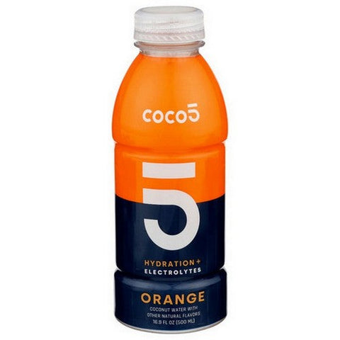 Coco5, Orange Coconut Water, 16.9 Oz(Case Of 12) Coco5