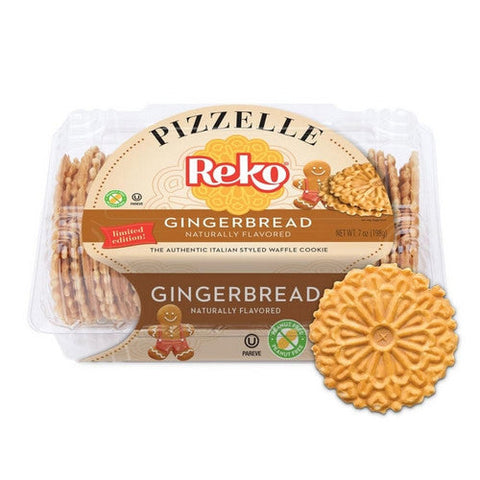 Reko, Gingerbread Pizzelle, 7 Oz(Case Of 12) Reko