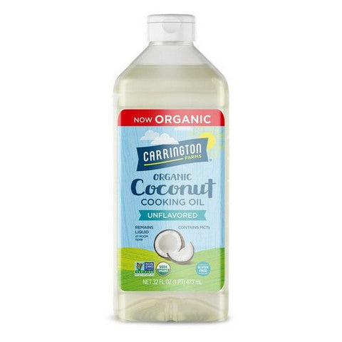 Carrington Farms, Organic Coconut Cooking Oil Unflavored, 32 Oz(Case Of 6) Carrington Farms