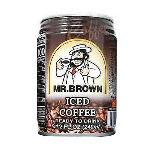 Mr Brown, Original Iced Coffee, 8.12 Oz(Case Of 24) Mr Brown