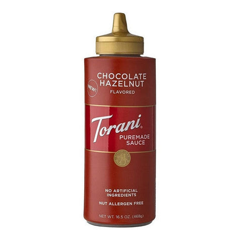Torani, Chocolate Hazelnut Sauce, 16.5 Oz(Case Of 4) Torani
