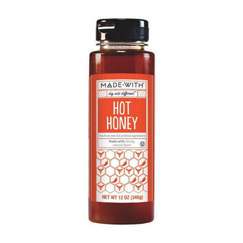 Made With, Organic Hot Honey, 12 Oz(Case Of 6) Made With