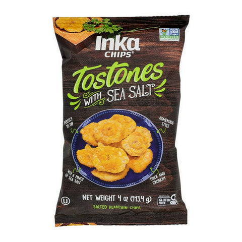 Inka, Tostones With Sea Salt, 4 Oz(Case Of 12) Inka
