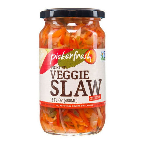 Pickerfresh, Pickled Veggie Slaw, 16 Oz(Case Of 6) Pickerfresh