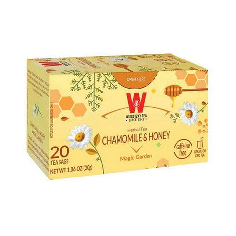 Wissotzky, Chamomile And Honey Tea, 20 Bags(Case Of 6) Wissotzky