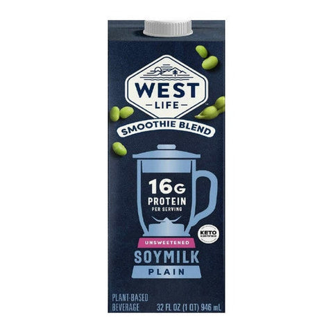 West Life, Smoothie Blend Soy Milk Plain, 32 Oz(Case Of 6) West Life
