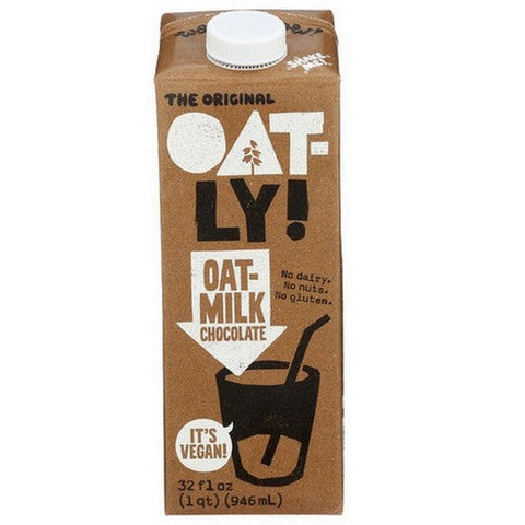 Oatly, Original Chocolate Oat Milk, 32 Oz(Case Of 6) Oatly